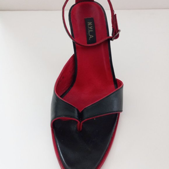N.Y.L.A. Open Toe Heels Women's 7 - Picture 12 of 12